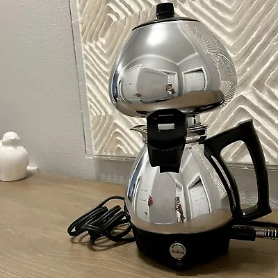 $125 • Buy VTG 50s Sunbeam MCM Chrome C50 CoffeeMaster Vacuum Coffee Pot Percolator Retro