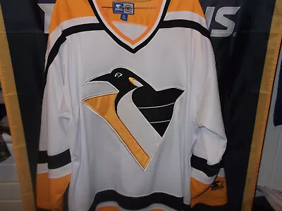 Pittsburgh Penguin White Jersey Starter Xl • $45