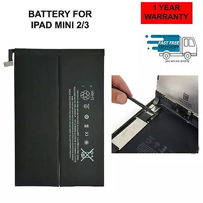 £15.99 • Buy Battery For IPad Mini 2/3 6471mAh A1489 A1490 A1491 Replacement New