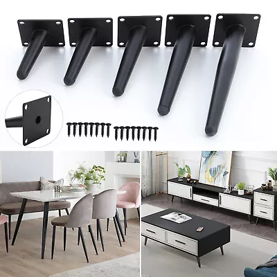 £14.95 • Buy 4Pcs Metal Furniture Legs Feet Replacement Table Bed Sofa Cabinet Chair 10-40cm