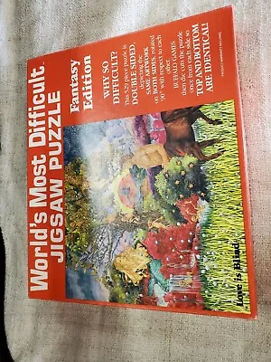 World's Most Difficult Jigsaw Puzzle Fantasy  Edition Pre-owned Buffalo Games • $20