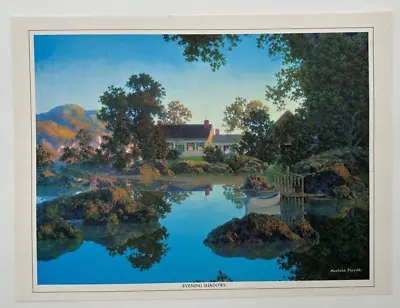 Evening Shadows Vintage 1970s Maxfield Parrish Landscape Print On Canvas • $19.99