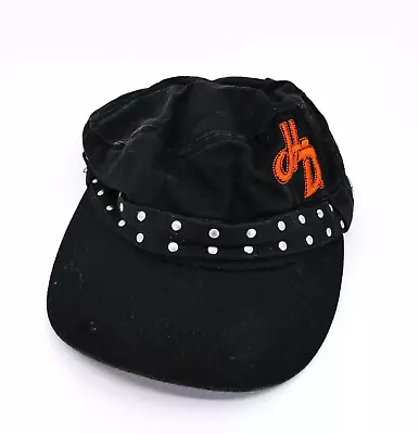 Harley Davidson Cadet Cap Womens Adjustable Strap Hat Motorcycle Bling HD Shield • £24.09