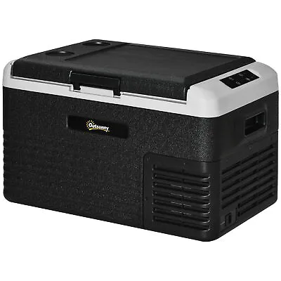 Outsunny 30L Car Refrigerator 12V Portable Freezer For Camping Driving Picnic • £149.99