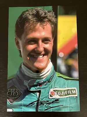 Michael Schumacher Photograph Signed Autograph Signature Jordan 79 X 118 Inch • $139