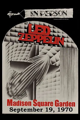 $12 • Buy Led Zeppelin Madison Square Garden In New York Concert Poster 1970  12x18