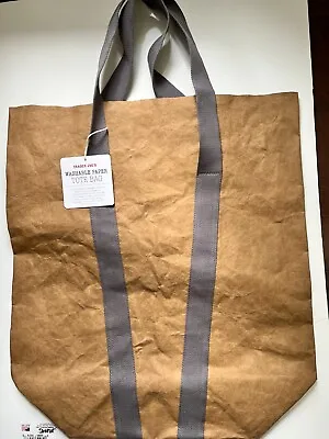 $19.90 • Buy Trader Joe’s Reusable Washable Paper Tote Shopping Bag NEW