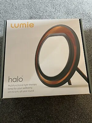 £165 • Buy Lumie Halo Lamp Winter Blues SAD Energy Light Therapy 10,000 Lux D34