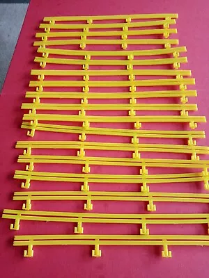 Micro Scalextric Spares (eighteen) L7559 Yellow Barriers (good Used Condition) • £9.99