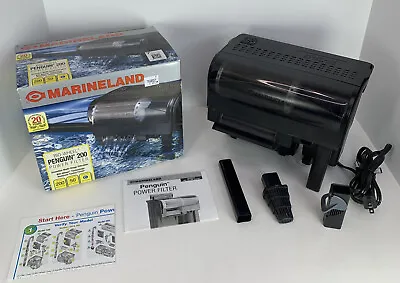 MarineLand Penguin 200 BIO-Wheel Power Multi Stage Filter 30-50 Gallon Open Box • $39.95