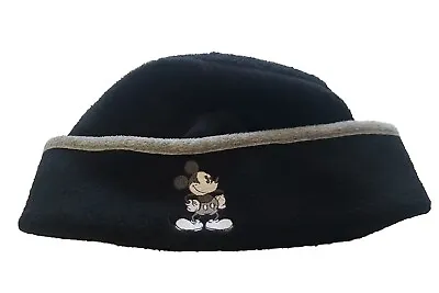 Walt Disney World Parks Mickey Mouse Beanie Hat Cap Black Gray Knit Winter Adult • $11.19