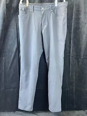 Lululemon Mens Dark Gray Charcoal Ankle Length Dress Pants Size 34 • $29.99