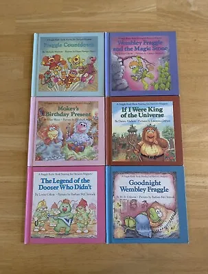 VTG 80s Fraggle Rock Jim Henson’s Muppets Weekly Reader Hardcover Lot (6) Rare • $19.89