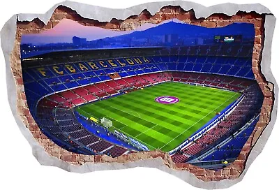 £10.99 • Buy Nou Camp Barcelona Stadium 3D Removable Smashed Wall Decor Sticker Poster 621