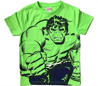 New Boys Marvel Avengers Hulk T-shirt / 12 Months Upto 6-7yrs. • £2.99