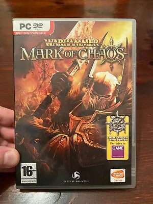 Warhammer Mark Of Chaos PC DVD Strategy Action Video Game Manual With Pewter  • £2.99