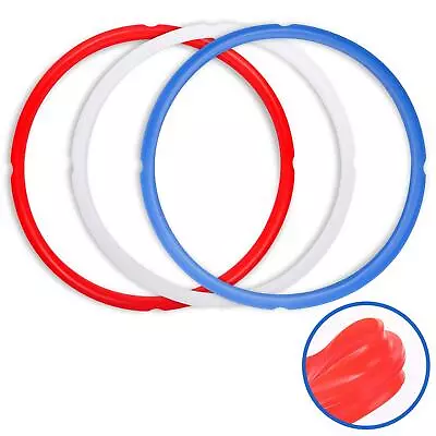 Sealing Rings For Instant Pot Accessories Of 6 Qt Models - Red Blue And Clea... • $17.23