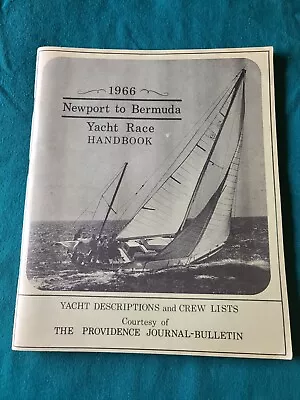 Vintage 1966 Newport To Bermuda Yacht Race Handbook William Powell Glenn Owned • $29.95