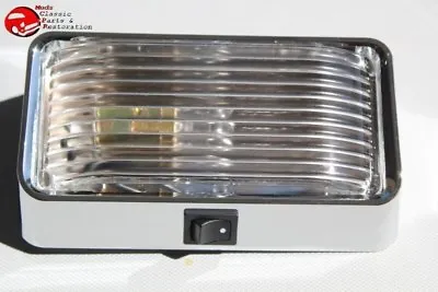 $15.05 • Buy Interior Rectangle Dome Utility Lamp Light Clear Lens Hot Rat Rod Custom Truck