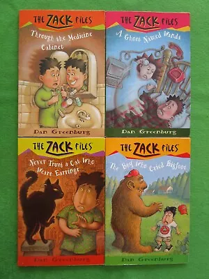 Lot 4 Pb The Zack Files Series By Dan Greenburg: Through The Medicine Cabinet + • $7.99