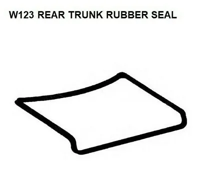 Rear Trunk Lid Seal Rubber Gaskets 200 220 230 220D 240D For Mercedes Benz W123 • $66.40