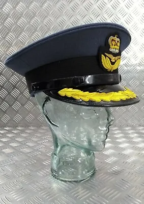 Royal Air Force Group Captain SNR Officer Ceremonial Parade Dress Hat Size 58cm • £119.99