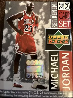 1999 Upper Deck MICHAEL JORDAN #23 Retirement Card Set Opened • $40