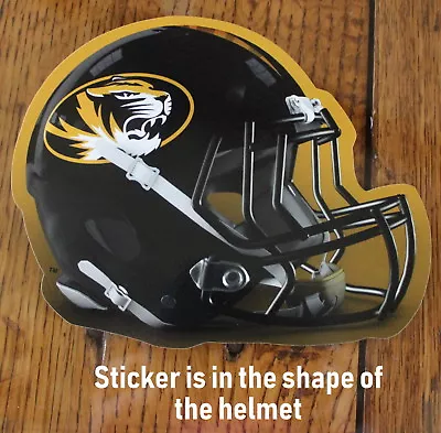 Mizzou University Missouri Tigers Football Helmet Decal Die Cut Window Sticker • $5.49