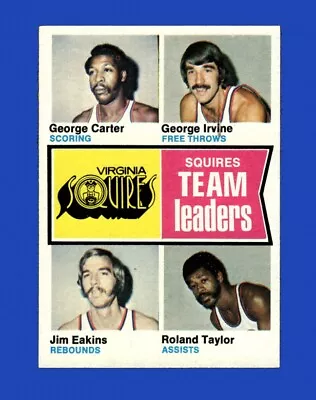 1974-75 Topps Set-Break #230 Virginia Squires NM-MT OR BETTER *GMCARDS* • $0.79