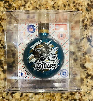Jacksonville Jaguars NFL Christmas Ball Ornament Sports Collector Series Vtg NIB • $12.99