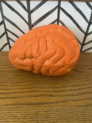 Vintage 1995 Nick Nerf Orange Brain Ball Football Nickelodeon Kenner • $79.99