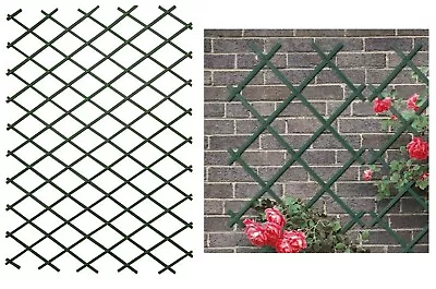 Expanding Wall Trellis Plastic Climbing Vine Plants Lattice Fence Panels Green  • £14.95