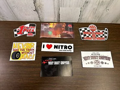 Mac Tools Drag Racing Vintage 7 Sticker Lot Kenny Bernstein • $22