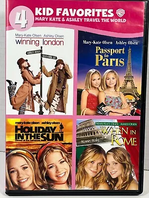 4 Kid Favorites: Mary-Kate & Ashley Travel The World (DVD) • $8.99