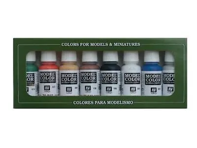 Vallejo 17ml X8 70103 Model Color Set - Wargames Basics • £18.89