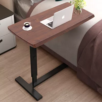 Sofa Bed Side End Tray Laptop Notebook Desk On Wheel Mobile Over Bed Chair Table • £13.94