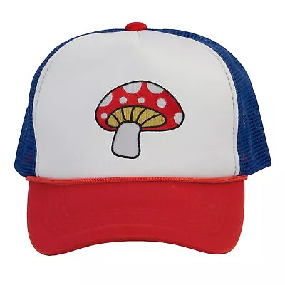 Top Headwear Men's Mushroom Hat - Enchanted Fungi Trucker Snapback Cap • $13.95