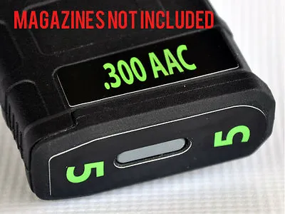 .300 AAC MAG STICKERS Fits MAGPUL PMAG 30 GEN M3 MAGS LIME NUMBERS 1-6 • $11.50