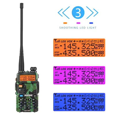 £22.99 • Buy Baofeng UV-5R Walkie Talkie UHF/VHF Dual Band Two-Way Radio + Earpiece UK