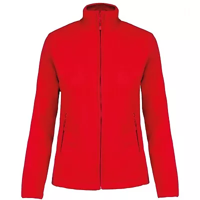 Womens Ladies Fleece Jacket Full Zip Up Warm Classic Micro Fleece Anti Pill Tops • £12.99