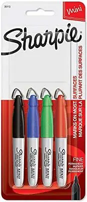 Mini Permanent Markers Fine Point Assorted Colors 4 Count - 35113PP Pack Of 1 • $11.22