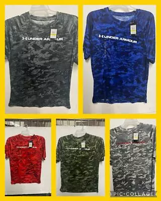 UA UNDER ARMOUR LOOSE Tech Camo Short Sleeve Tee T Shirt Men • $18