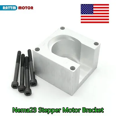 【US】Nema23 Stepper Motor Mount Bracket Support W/ Screws For CNC Milling Machine • $13.99