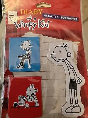 Diary Of A Wimpy Kid Magnetic Bookmarks  • $5.78