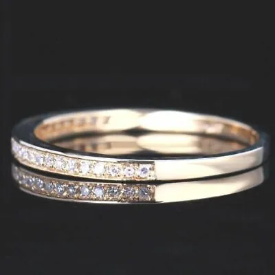 1/5ct Natural Diamond Eternity Milgrain Anniversary Wedding Band Ring 14K Gold • $556.16