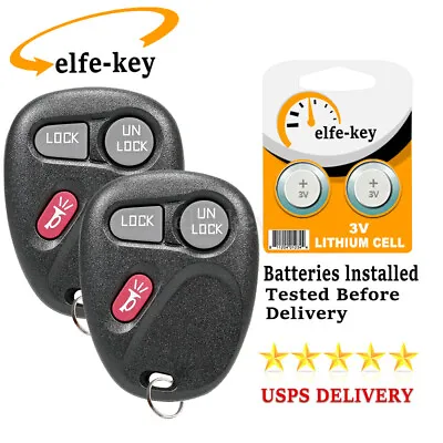 2 For 2001 2002 GMC Sierra 1500 2500 3500 HD Keyless Remote Car Key Fob 15042968 • $13.29