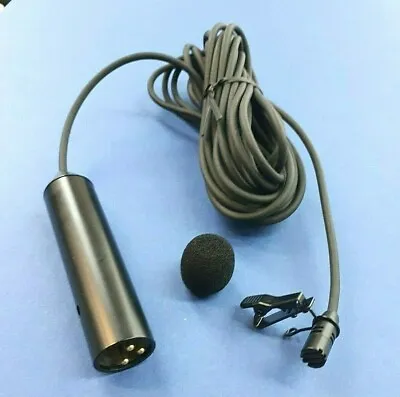 Professional Phantom Power Powered Lapel Mic Xlr Lavalier Microphone Cardioid • £34.95