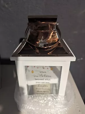 Memorial Lantern Those We Love Don't Go Away Flickering Candle Battery Operated • $0.99