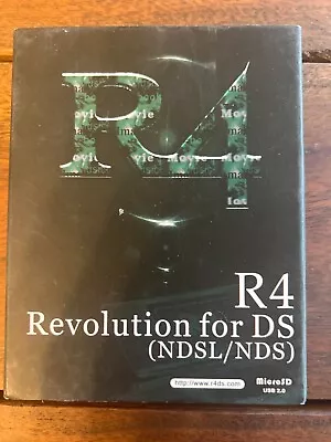 R4 Revolution DS + DS Lite Cartridge + USB Adapter & Disc NEW In Box • $29.97