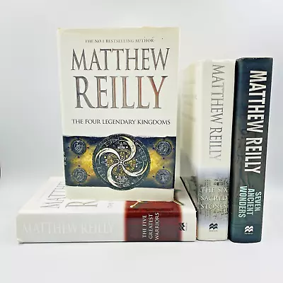 Matthew Reilly 4 X Books Jack West 1/2/3/4 The Four Legendary Kingdoms/Five/Six • $42.89